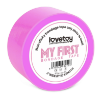 LOVETOY MY FIRST BONDAGE TAPE - FUSCHIA LOVETOY MY FIRST BONDAGE TAPE - FUSCHIA